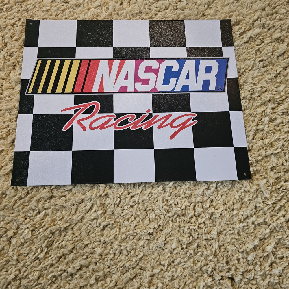 NASCAR Racing Checkered Wall Decor